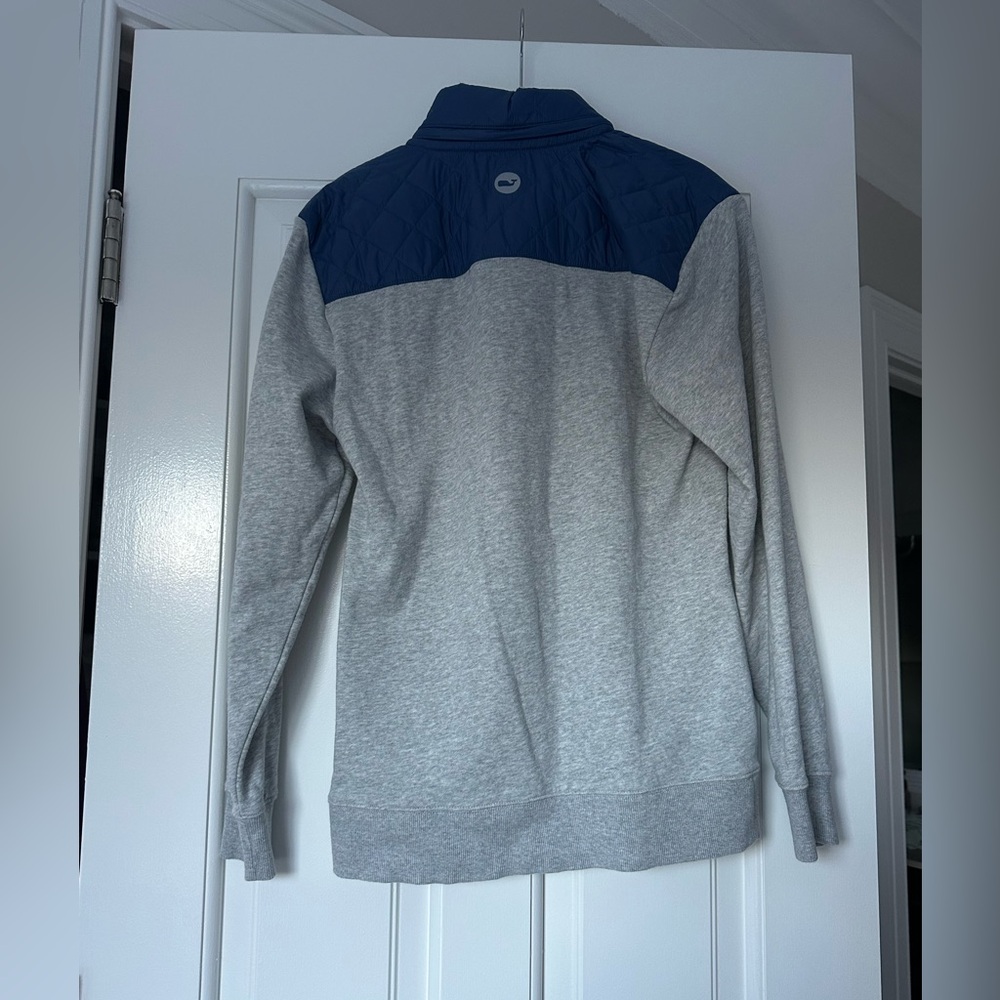 Vineyard Vines Men’s Performance Snap Placket Shep Shirt Gray Heather - Picture 3 of 5